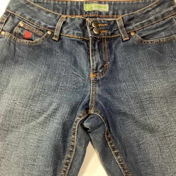 Wrangler Twenty X Women's Lower Rise Boot Cut Jeans Size 7/8 x 34 Pre-Owned Nice - Picture 3 of 4